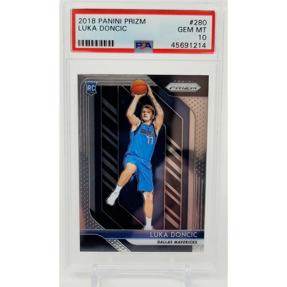 Luka Doncic 2018 Panini Prizm #280 Rookie PSA 10 Gem Mint Dallas Mavericks